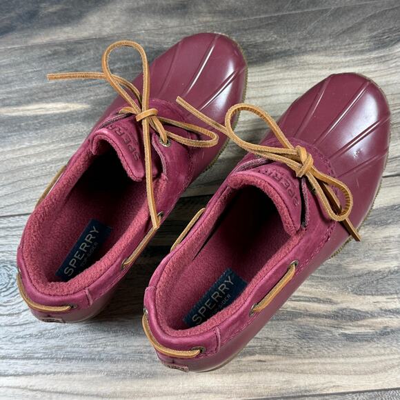 NEW Sperry Saltwater 1-Eye Duck Low Bootie Cordovan 7M - Picture 7 of 12